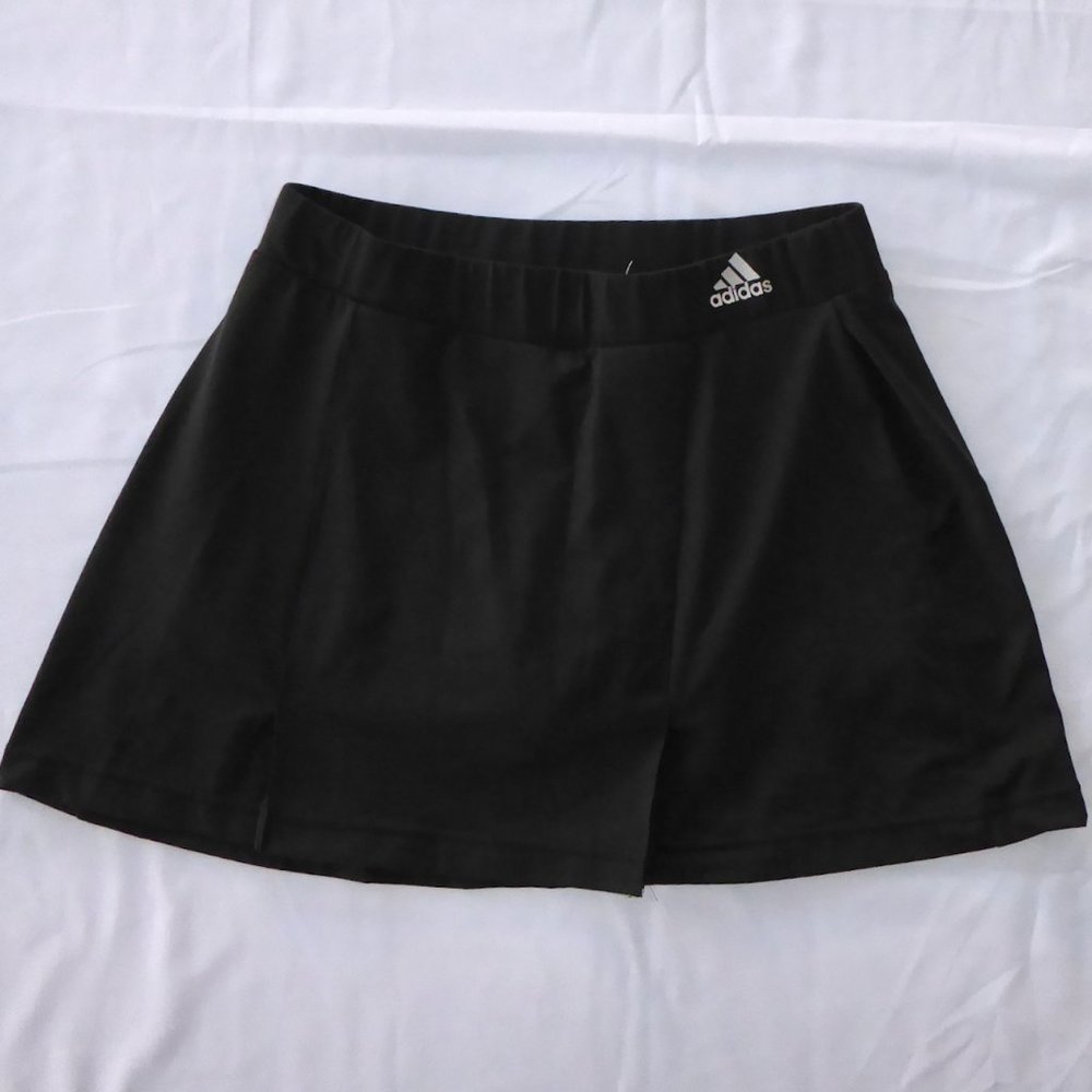 ADIDAS BLACK TENNIS SKIRT SKORT CLIMALITE S
